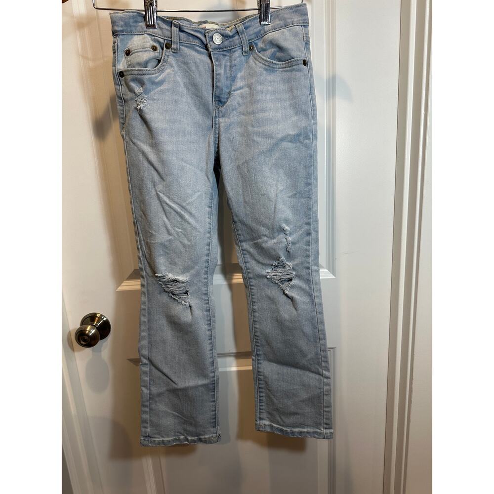 Levi’s Boot Cut Distressed Size 10 Regular Girls